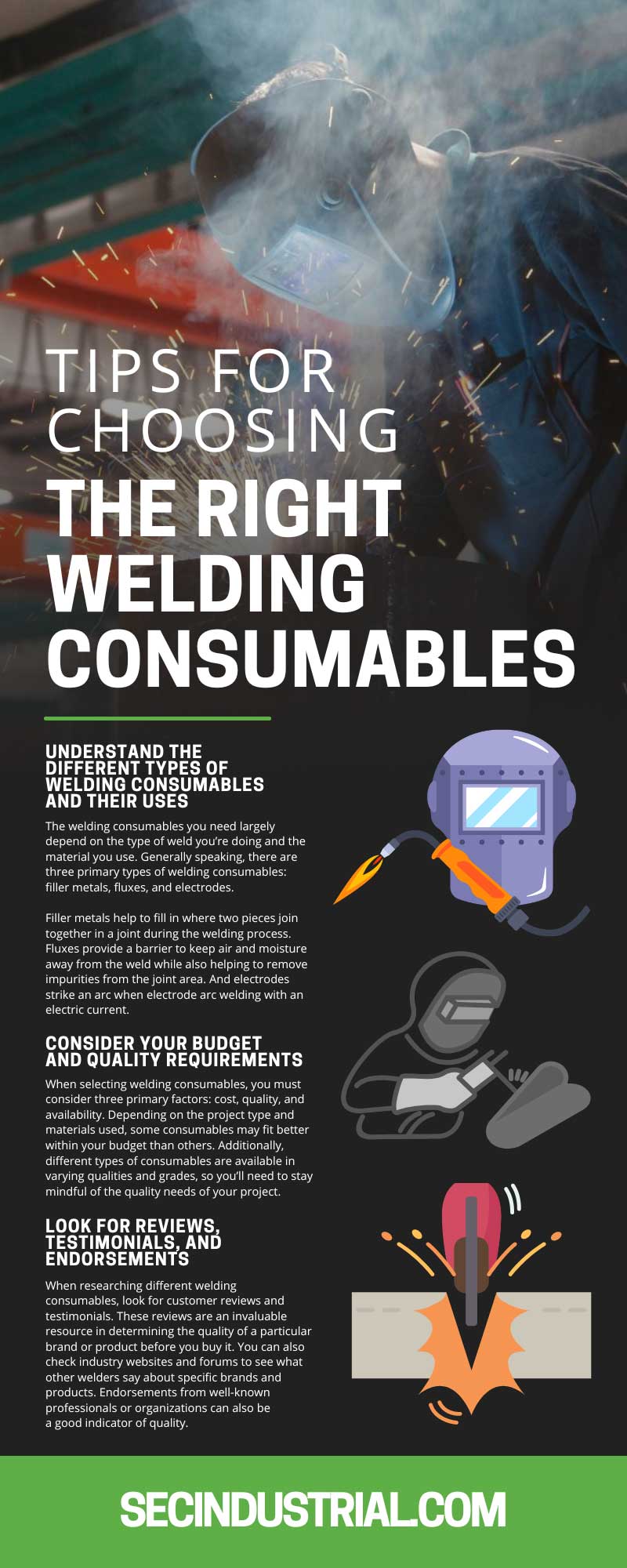 Tips for Choosing the Right Welding Consumables