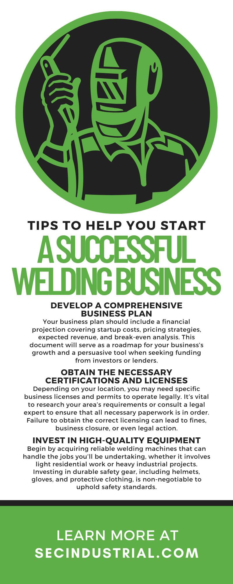 7 Tips To Help You Start a Successful Welding Business